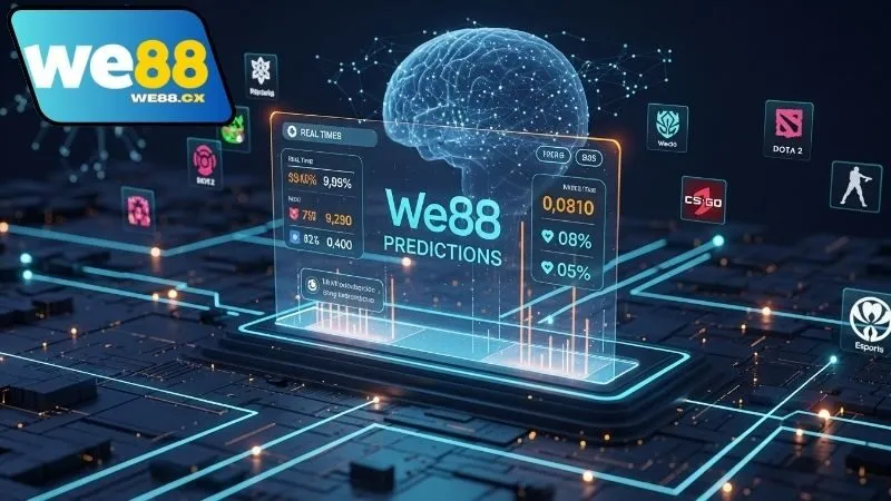 Hệ thống cá cược esports tích hợp AI dự đoán We88 hiện đại 2 Vì sao We88 ứng dụng AI vào cá cược esports?